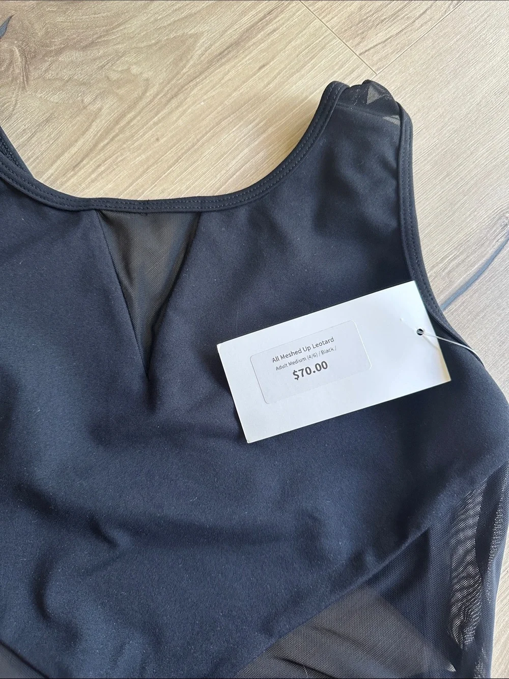 Girls' Black Dance Leotard